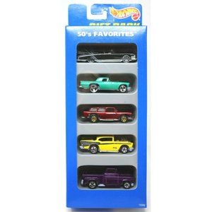 5 Pk Hot Wheels 50's Favorites Gift Pack Die Cast Cars 1:64 VTG 1995 NEW #D21